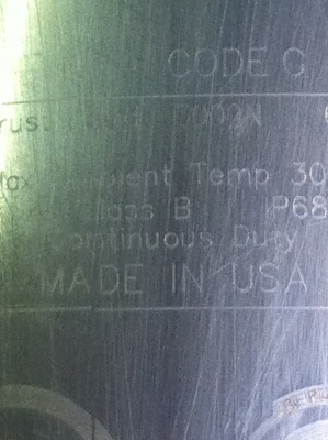 ปั๊มน้ำบาดาล มอเตอร์ของ FRANKLIN ELECTRIC ขนาด 1.5 แรงม้า ปั๊มยี่ห้อ  เฮอร์ริเคน (HURRICANE)