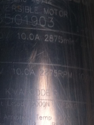 ปั๊มน้ำบาดาล มอเตอร์ของ FRANKLIN ELECTRIC ขนาด 1.5 แรงม้า ปั๊มยี่ห้อ  เฮอร์ริเคน (HURRICANE)