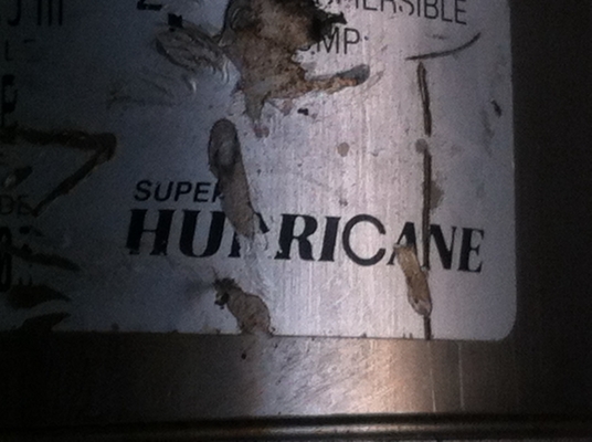 ปั๊มน้ำบาดาล มอเตอร์ของ FRANKLIN ELECTRIC ขนาด 1.5 แรงม้า ปั๊มยี่ห้อ  เฮอร์ริเคน (HURRICANE)