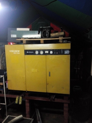 ขายเครื่องปั๊มลมโรตารีสกรู HITACHI 0SP22 UA ขนส่งติดตั้งพร้อมรับประกัน 1ปี ( ในปริมณฑลกรุงเทพฯ )