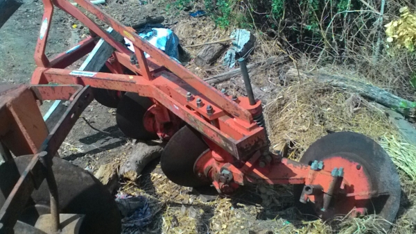 ขายผาน3ใบ26-22โครง24นี้วสภาพสีเดิมไม่ย้อมแมวสภาพพร้อมใช้