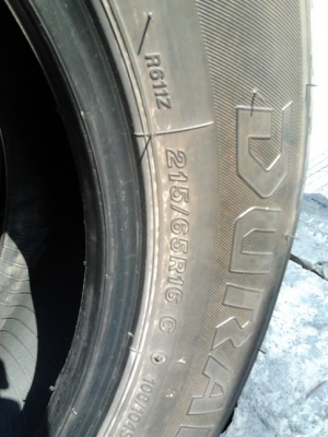 บริสโตน HT 215/65/16 ปลายปี10 สภาพดี 1ชุด