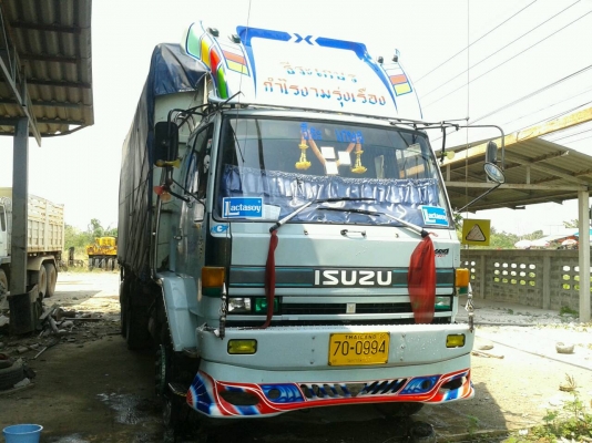 ขายหัวกับแคชซี ISUZU 10ล้อ ROCKY 195 FVM 32 MR เพลาเดียว ปี2538  เครื่อง 6HE1 กระบะเหล็ก