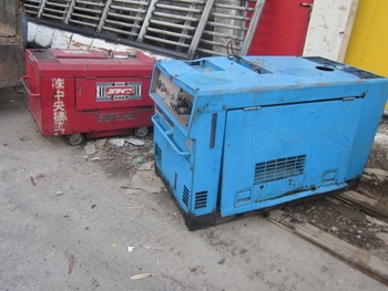 ขาย เครื่องปั้มลม แบบแอร์สกรู denyo: 90 pds มือสองญี่ปุ่นแท้ พร้อมใช้งานครับ