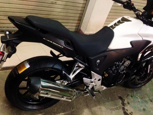 __CB500X ปี 2013 สีขาว แต่งๆ ฿169,000__