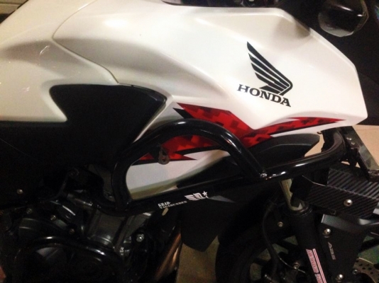 __CB500X ปี 2013 สีขาว แต่งๆ ฿169,000__