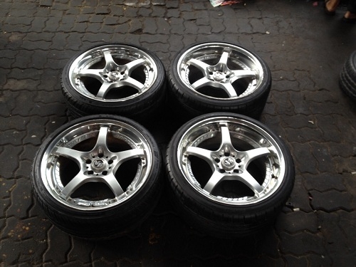 ขายล้อ volk challenc ขอบ19 กว้าง 8.5 / 9.5 5รู114