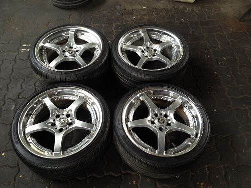 ขายล้อ volk challenc ขอบ19 กว้าง 8.5 / 9.5 5รู114