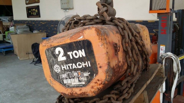 รอกไฟฟ้าเก่าญี่ปุ่น HITACHI 2 Ton สภาพดี พร้อมใช้งาน รอกไฟฟ้าเก่าญี่ปุ่น HITACHI 2 Ton สภาพดี พร้อมใช้งาน