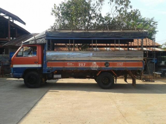 ISUZU NPR 115 ห้างแท้ตัวแรก เครื่อง 4BD1 ยกหัวได้ พร้อมหลังคาโดยสาร กะบะยาว 4.3 ม.