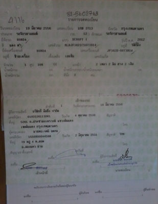 พี่บัดรับไปดูแลต่อแล้วNew Scoopy I ปี56  ลิขสิทธิ์MANUแท้ (ตลาดปลวกแดง)