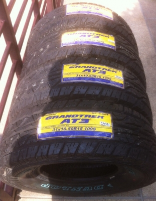 ยางใหม่ Dunlop GrandTrek AT3 เบอร์ 31