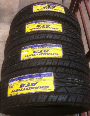 ยางใหม่ Dunlop GrandTrek AT3 เบอร์ 31