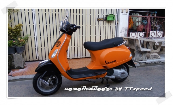Vespa LX 125 3Vie Wrap สติ๊กเกอร์ ปี 56 ไมล์สองพันโล