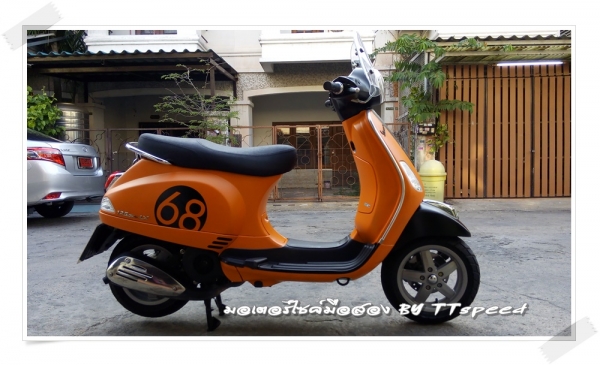 Vespa LX 125 3Vie Wrap สติ๊กเกอร์ ปี 56 ไมล์สองพันโล