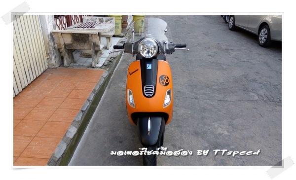 Vespa LX 125 3Vie Wrap สติ๊กเกอร์ ปี 56 ไมล์สองพันโล