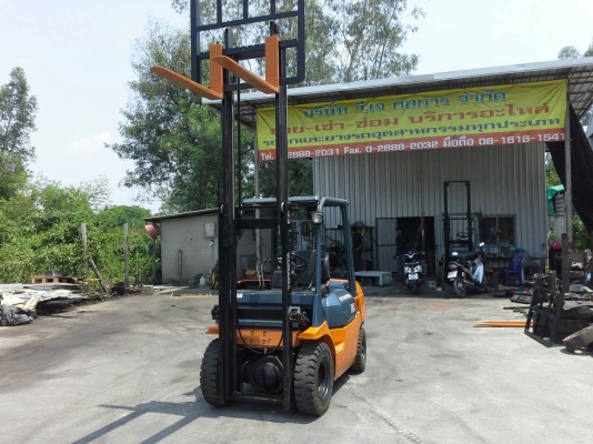 TOYOTA 7FD25ขนาด2.5ตัน เสาสูง3เมตร เกียร์ออร์โต้ เครื่องยนต์ดีเซล2Z รับประกันเครื่องเกียร์3เดือน ราคาต่อรองได้ 0816161541