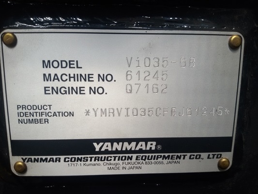 รถขุด YANMAR VIO35-6B-CCTH-QM2JSA