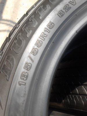 185/55R15 หน้า 185/60R15 หลัง DUNLOP SPSPORT 2030 ชุด 4 เส้น โทร.081-427-3941