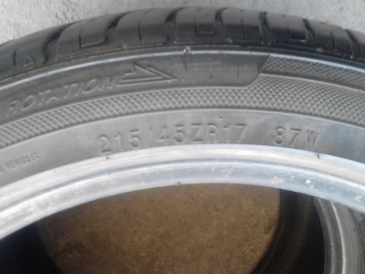 215/45R17 MARSHEL MATRIX  fx มี 2 เส้น tel.081-427-3941