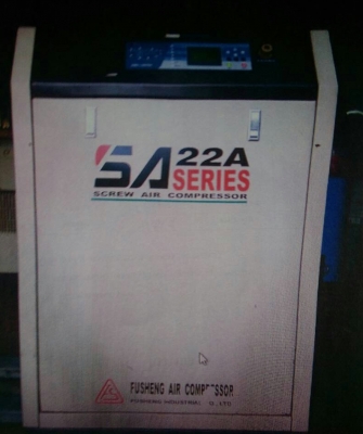 เครื่องปั๊มลม โรตารีสกรู  FU SHENG ขนส่งติดตั้ง  ( เฉพาะในส่วนปั๊มลม ) จัดส่งปริมณฑล กรุงเทพฯ