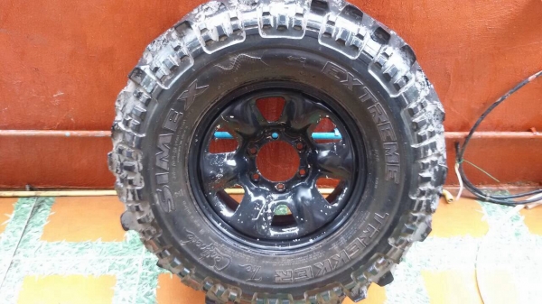ขายล้ออะไหล่กะทะ 16 พร้อมยางตะขาบ 35