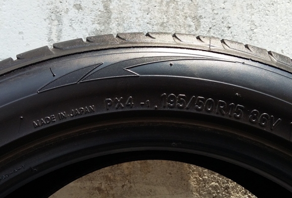 ยาง,195-50-15 TOYO Proxes'4 Japan ปี10แก่ๆหนึ่งคู่ 1,000