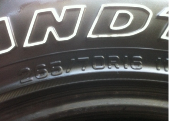 ยาง Dunlop GrandTrek AT3 265/70/16