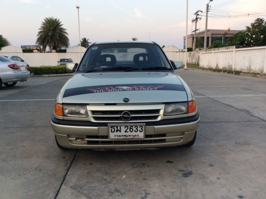 ขายรถโอเปิล แอสตร้า ปี94 เปลี่ยนเครื่อง โตโยต้า 4A-FE 1.5 หัวฉีด เกียร์ออโต้ ติดแก๊สLPG (ใช้ได้2ระบบ) เพาเวอร์ ภายในเบาะหนังสวยไม่มีขาด วิทยุCD ไมล์ใช้ได้หมด ตัวถังสีบางมีริ้วรอยบ้างไม่มีผุ แม็กhonda brio ขอบ14" รถขับดี ใช้ได้2ระบบ ภาษีไม่ขาดต่อ เอกส