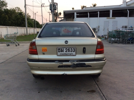 ขายรถโอเปิล แอสตร้า ปี94 เปลี่ยนเครื่อง โตโยต้า 4A-FE 1.5 หัวฉีด เกียร์ออโต้ ติดแก๊สLPG (ใช้ได้2ระบบ) เพาเวอร์ ภายในเบาะหนังสวยไม่มีขาด วิทยุCD ไมล์ใช้ได้หมด ตัวถังสีบางมีริ้วรอยบ้างไม่มีผุ แม็กhonda brio ขอบ14" รถขับดี ใช้ได้2ระบบ ภาษีไม่ขาดต่อ เอกส