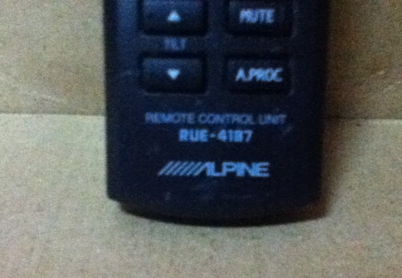 ขายรีโมท ////ALPINE รุ่น RUE-4187 (CD Audio) ขาย 350.-