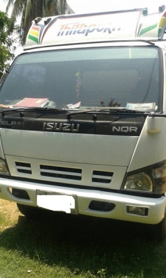 ขายรถบรรทุกหกล้อ 6ล้อISUZU NQR เครื่อง4HE1 เครื่อง 150แรงม้า กะบะยาว5.50เมตร