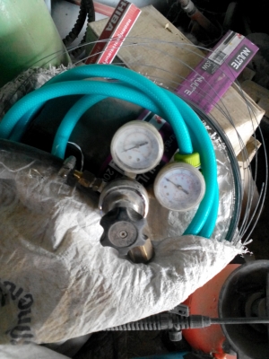 ขายถังลมพร้อม เกล์วัดลม สาย