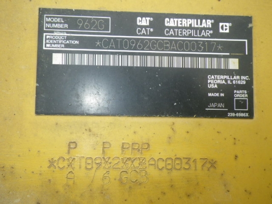 ขายรถตัก CAT 962G