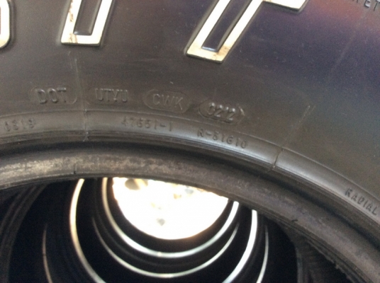 ยาง cooper mud 285/75/16 ปี 12 ยาง cooper mud 285/75/16 ปี 12