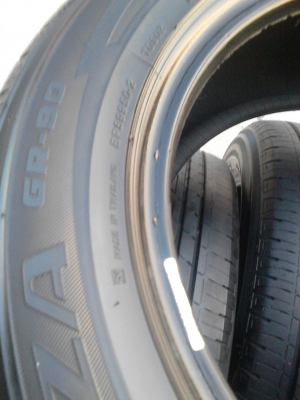 195/60R15 BRIDGESTONE TURANZA GR-90  ปี2012 ชุด 4 เส้น tel.081-427-3941