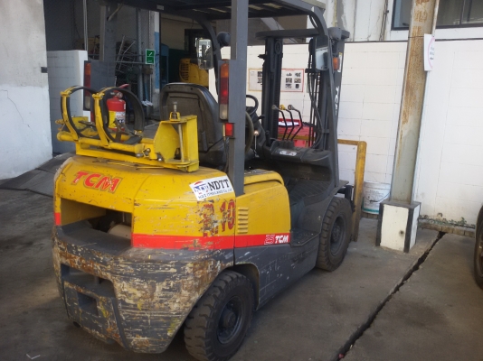 ขายครับ ฟอร์คลิฟท์ TCM FG25T13 ฟอร์คลิฟท์ 2.5ตัน เสา 3เมตร เบนซิน+LPG ไซด์ชิฟ ติดต่อ 098-246-3778 น๊อค