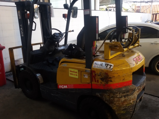 ขายครับ ฟอร์คลิฟท์ TCM FG25T13 ฟอร์คลิฟท์ 2.5ตัน เสา 3เมตร เบนซิน+LPG ไซด์ชิฟ ติดต่อ 098-246-3778 น๊อค