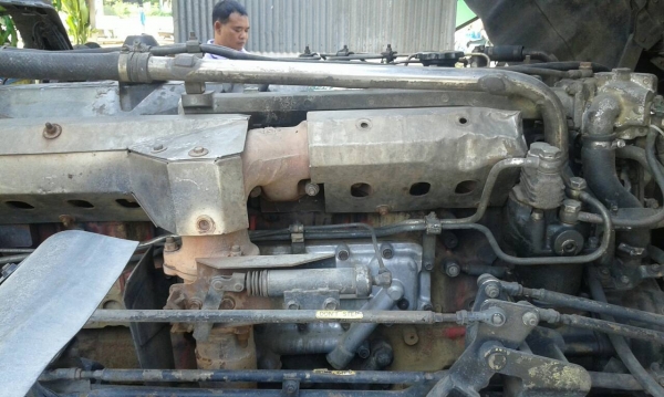 ขายรถพ่วง 18 ล้อ 2 เพลา กระบะไม้ อู่.ซุ่นชัย เกษตรดั้ม HINO FM2K เครื่อง.260 ปี.40 รถสวย ราคา.1400000 ต่อรอง