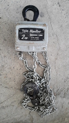 รอกโซ่มือสองญี่ปุ่น Yale ขนาด 2 ตัน นำเข้าจากญี่ปุ่น