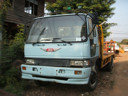 ขายรถสิบล้อบรรทุกรถเกี่ยวข้าว ฮีโน่ เครื่งอยนต์ HO7C 168 แรงม้า สภาพดีพร้อมใช้งาน