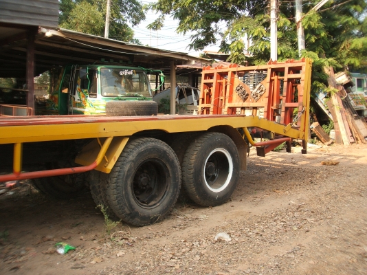 ขายรถสิบล้อบรรทุกรถเกี่ยวข้าว ฮีโน่ เครื่งอยนต์ HO7C 168 แรงม้า สภาพดีพร้อมใช้งาน