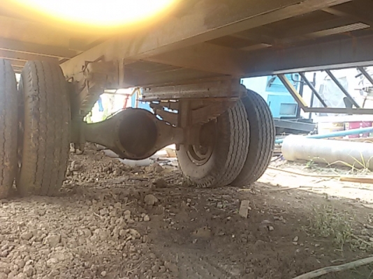 ขายหางพ่วงเพลา 6ล้อพร้อมคอกพร้อมใช้(080-1153032) ขายหางพ่วงเพลา 6ล้อพร้อมคอกพร้อมใช้(080-1153032)