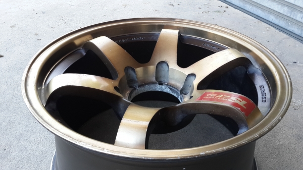 เศษแม็ก มีวงเดียว TE37sl ขอบ 17 กว้าง 9 มีวงเดียว