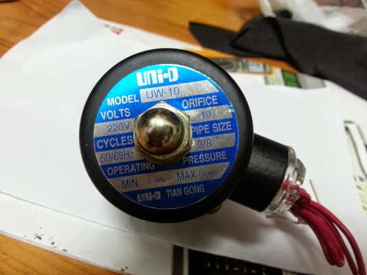 โซลีนอยล์วาล์ว UNi-D 3/8" แถมบอลวาล์ว KITZ 1/2" โซลีนอยล์วาล์ว UNi-D 3/8" แถมบอลวาล์ว KITZ 1/2"