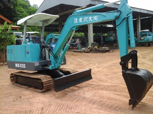 ขายรถขุดแบคโฮ MITSUBISHI MS035 ขนาด pc35เก่านอกแท้จากญี่ปุ่นมีเอกสารแจ้งจำหน่าย ไม่เคยใช้งานในไทยครับ