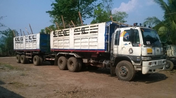 ขายรถพ่วง แม่-ลูกดั้ม HINO FM3M ปี 38 เครื่องเดิม M10C 240 แรงม้า เกียร์เดิม สโลว์เดิม คัสซีสวย แอร์เย็นเฉียบ ลูก 3 คานลงเล่มแล้ว ทะเบียนพร้อมโอน ราคาต่อรองได้ครับ