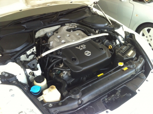 ขาย Nissan Fairlady 350Z สีขาวแท้ ชุดแต่ง Nismo แท้จากญี่ปุ่น Tunning by Murayama 1962 ล้อAVS model T6 แท้ขอบ 19 โช็คพร้อมสปิง NF210 แท้ญี่ปุ่นตรงรุ่น ท่อRSW แท้ญี่ปุ่น ไฟท้าย LED ICHIKOH แท้ญี่ปุ่น ภายในเครฟล่า กาบบรรไดข้าง กาบหลัง มีไฟแท้ญี่ปุ่น เบาะไฟฟ