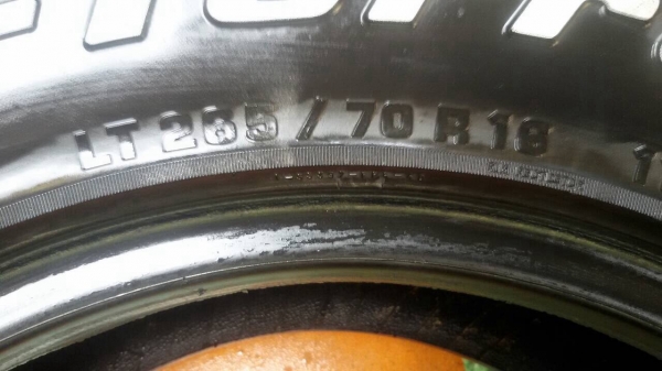 ขายยาง bf all 265/70/16 ปี10 ขายยาง bf all 265/70/16 ปี10