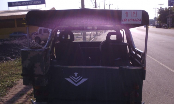 รถจิ๊ปดัดแปลง ไม่มีทะเบียน ใช้ในสวน หรือขับเท่ห์ๆ